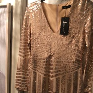 Gold Cocktail Dress